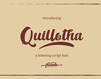 Quillotha - Script Font