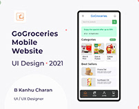 GoGroceries - Shopping App UI Design