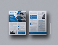 Case Study Template with Flyer layout | SWOT Analysis
