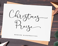 Christmas Praise Handwritten Font