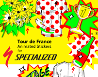 Specialized - Tour de France Animated Stickers