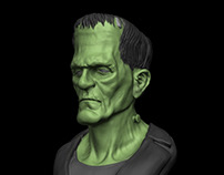 Frankenstein bust