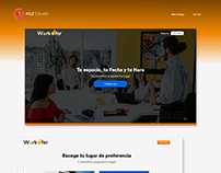 Web design for Coworking space - UI/UX