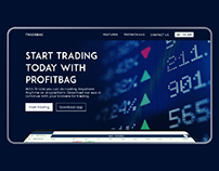 TRADEBAG || Online Trading website product page design