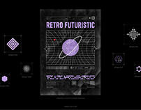 Retro Futuristic Textured Shapes Pack by Samolevsky