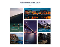 Travel Hill Web Agency PSD Template