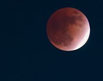 my holiday photos - Red Moon on November 19, 2021.