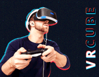 VR Cube — Logo & Landing page