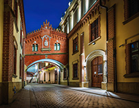 Arches and gates in Krakow