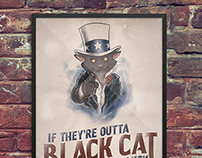 Black Cat Fireworks Heritage Poster Series