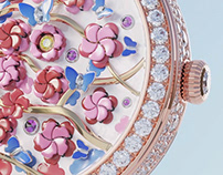 Van Cleef & Arpels - Heures Florales Cerisier watch