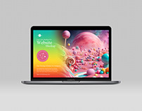 Free MacBook Pro Website Mockup