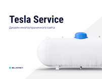 Tesla Service Website Design