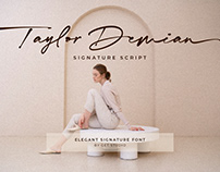 Taylor Demian Signature Font