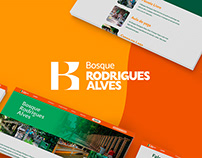 Bosque Rodrigues Alves UX/UI Design e Identidade Visual