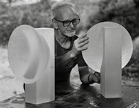 "Vestige" Peter Kovacsy & Ross Gardam cast glass object
