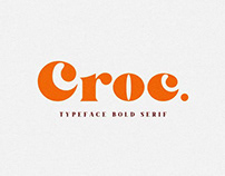 Free- Croc Typeface Bold Serif