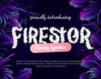 FIRESTOR FLAMING TYPEFACE - FREE FONT