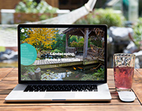 Fab Gardens - logo design & website