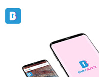 Baby block ( android app logo design)