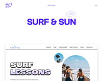 Surf & Sun - website