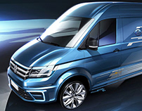 Volkswagen Commercial Vehicles Illustrations