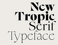NEW TROPIC - 8 font family
