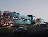 Shopping mall facades concept