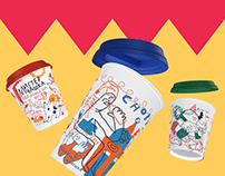 New Year Cups Design
