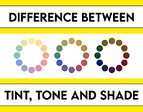 Difference Between Tint, Tone and Shade