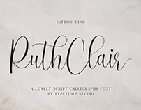 RuthClair Calligraphy Font