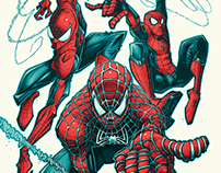 THE SPIDER-MEN | Screen Print Poster