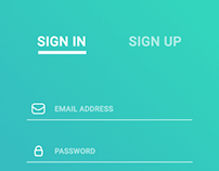 UI Challenge #001 - Sign up / Sign in