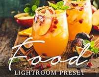 Free Food Photography Preset for Adobe Lightroom