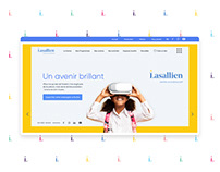 Centre Lasallien Website Interface