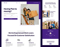 Packers and movers Landing page UIUX Labs
