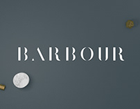 Barbour - animated typeface