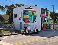 Stay Fly | Mural and anamorphic painting