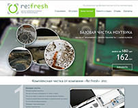 Web design for ReFresh