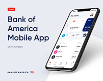 Bank of America Mobile App Design Concept