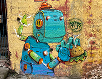 Graffiti personagens