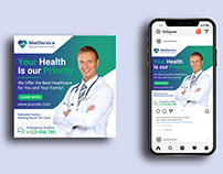 Medical Social Media Post Design