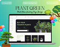 Online Plant Store Landing Page UI Design