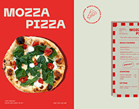 'MOZZA PIZZA' - Branding & Menu Design