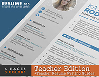 Resume Template 105 - Teacher Edition