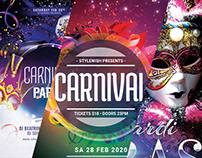 Mardi Gras / Carnival Poster Designs