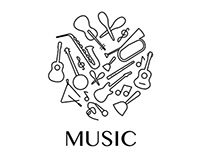 Music - Circular Logo & Packaging