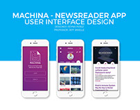 Machina Newsreader App Design