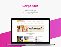 Serpantin/Shopping center/Web design/UI/UX