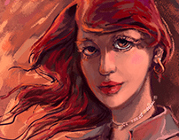 Red Head Girl Portrait